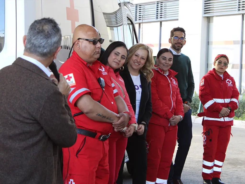 Ceremonia entrega ambulancia