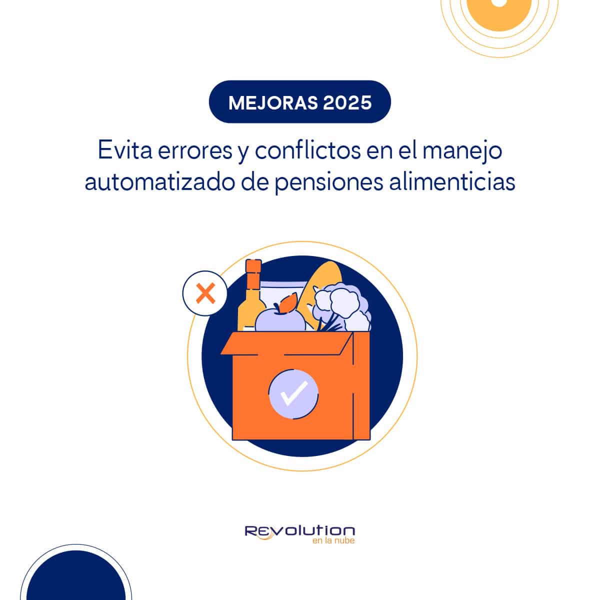 Evita errores y sanciones con el manejo automatizado de pensiones alimenticias en tu nómina usando Revolution en la nube.